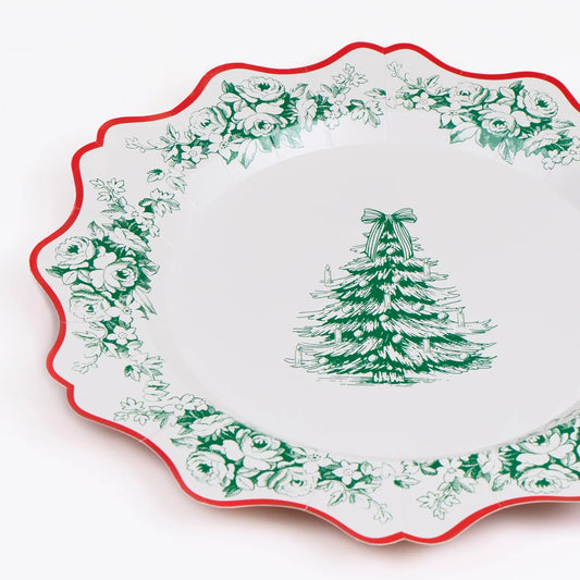 Toile De Jouy Christmas Small Plates