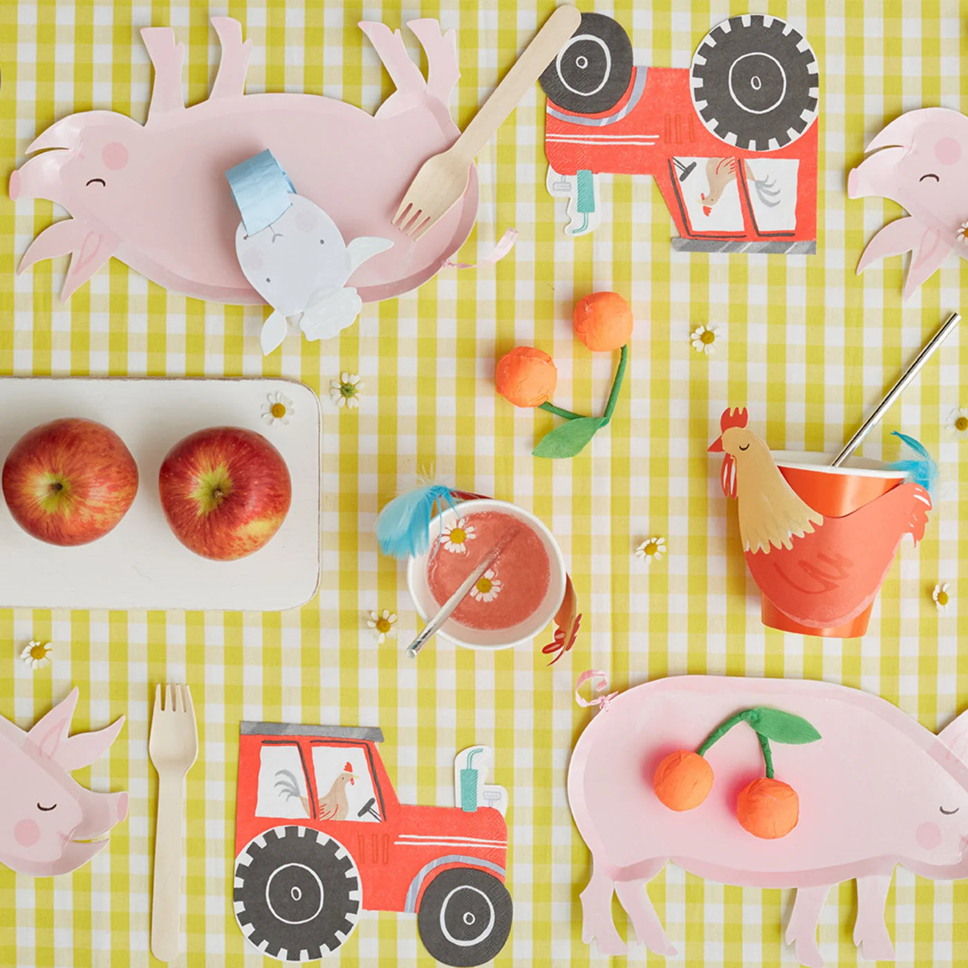 Meri Meri On the Farm Tractor Napkin
