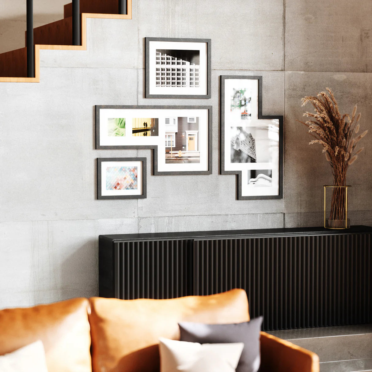Mingle Gallery Frames Black Set
