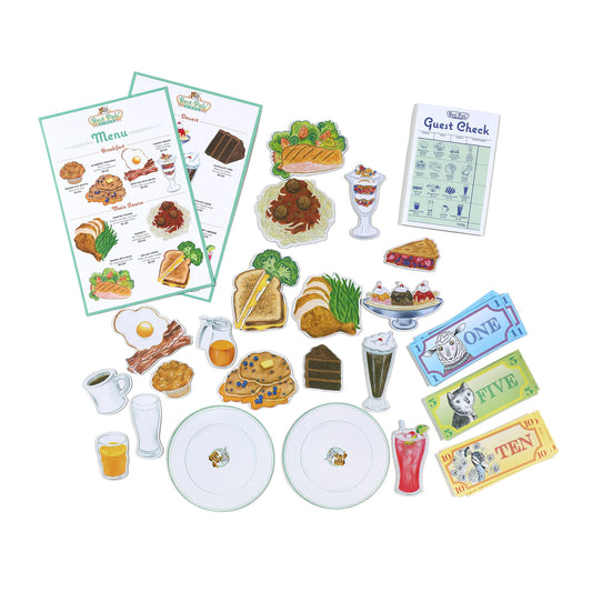 eeboo Pretend Play Diner Props for make believe for kids