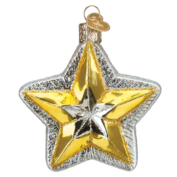 Old World Christmas Radiant Star glass ornament