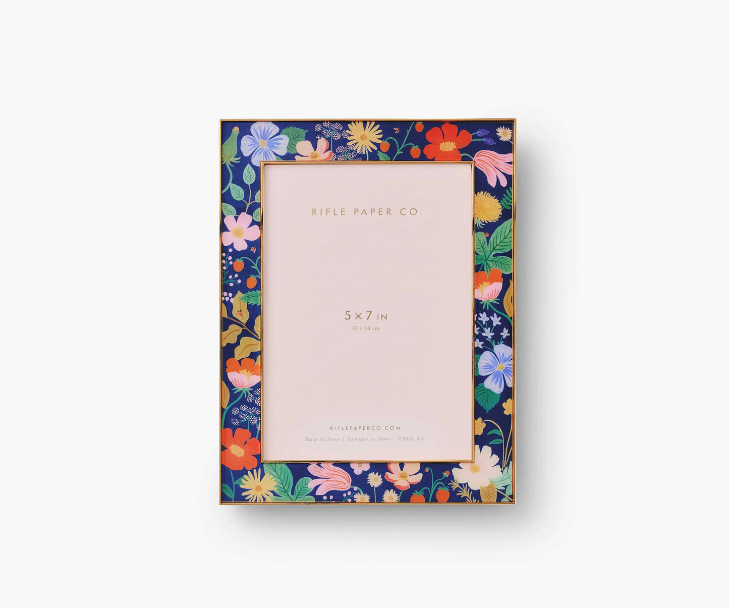 Rifle Paper Strawberry Fields 5x7 inch picture frame floral