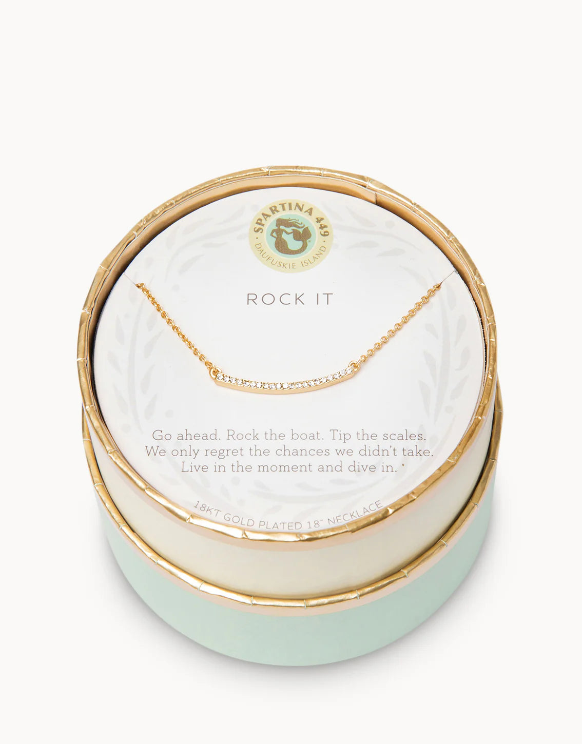Spartina 449 Se La Vie Necklace Rock It arc gold