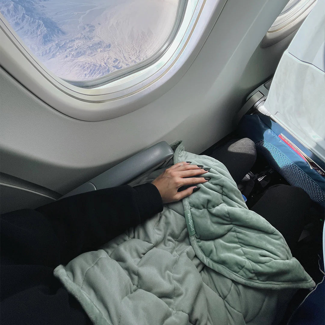 Nodpod Body The Weighted Pod for Your Body weighted blanket sage