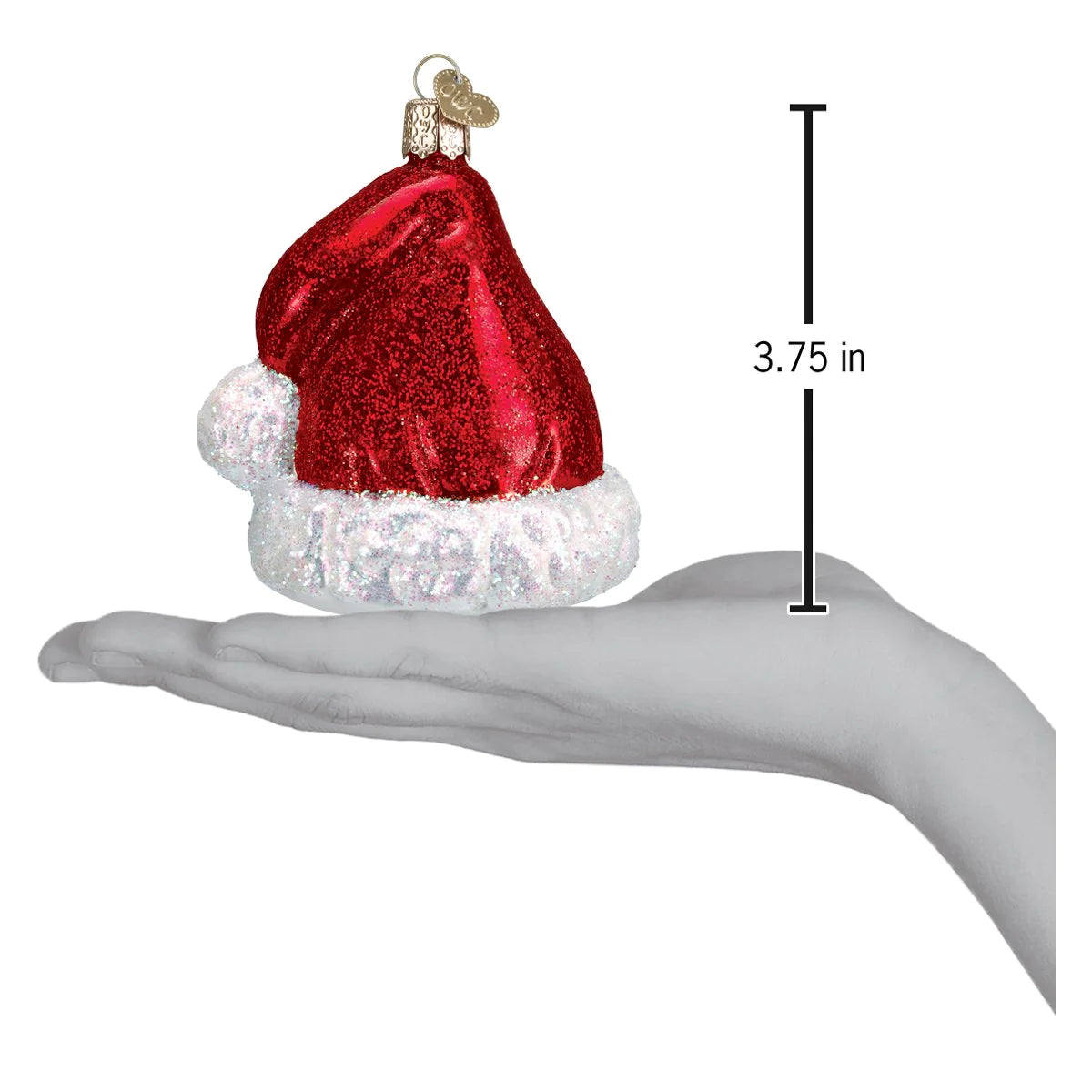 Old World Christmas Santa's Hat ornament dimensions