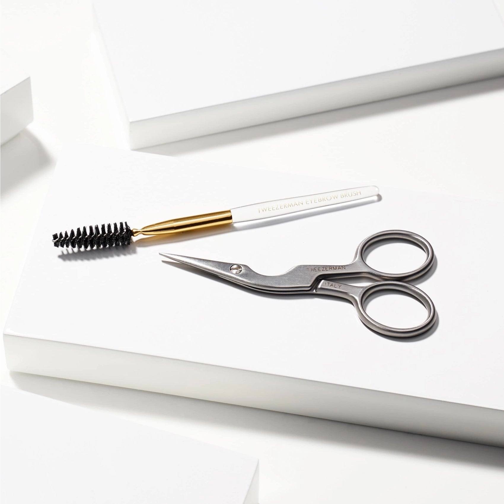 Tweezerman Brow Shaping Scissors and Brush