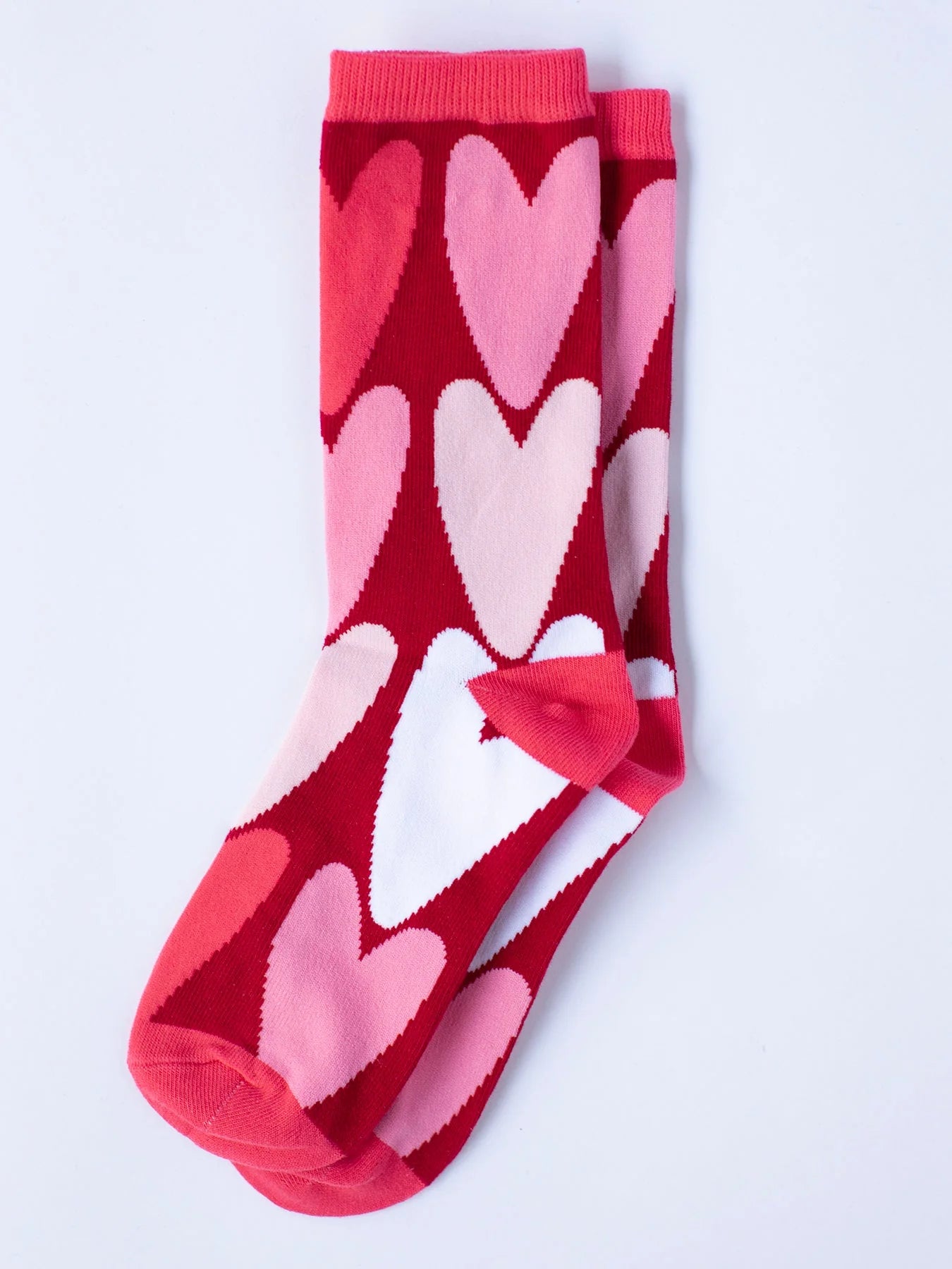 Socks Hearts Pink