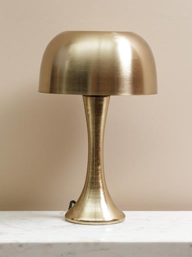 Brass Mushroom Lamp