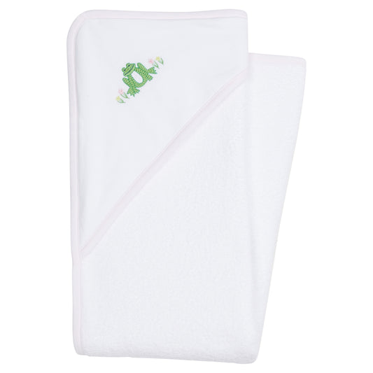 Little English Hooded Towel Frog