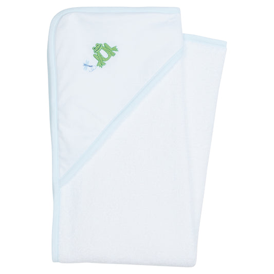 Little English Hooded Towel Frog