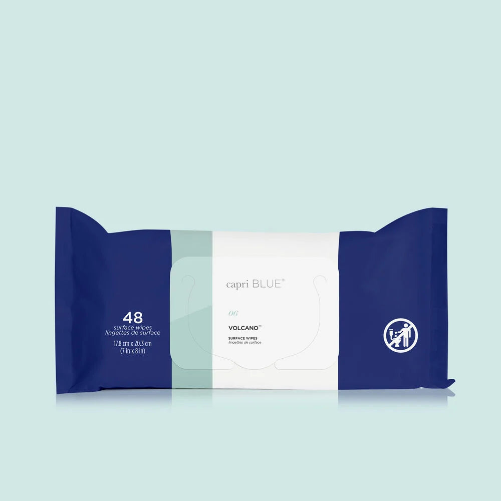 Capri Blue Volcano Surface wipes