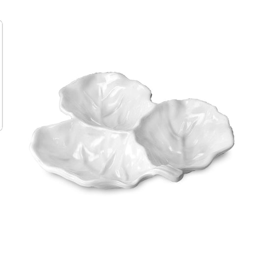 Beatriz Ball Vida Lettuce Triple Dip white melamine