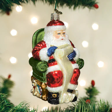 Santa Checking His List