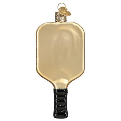 Old World Christmas Pickleball Paddle glass ornament