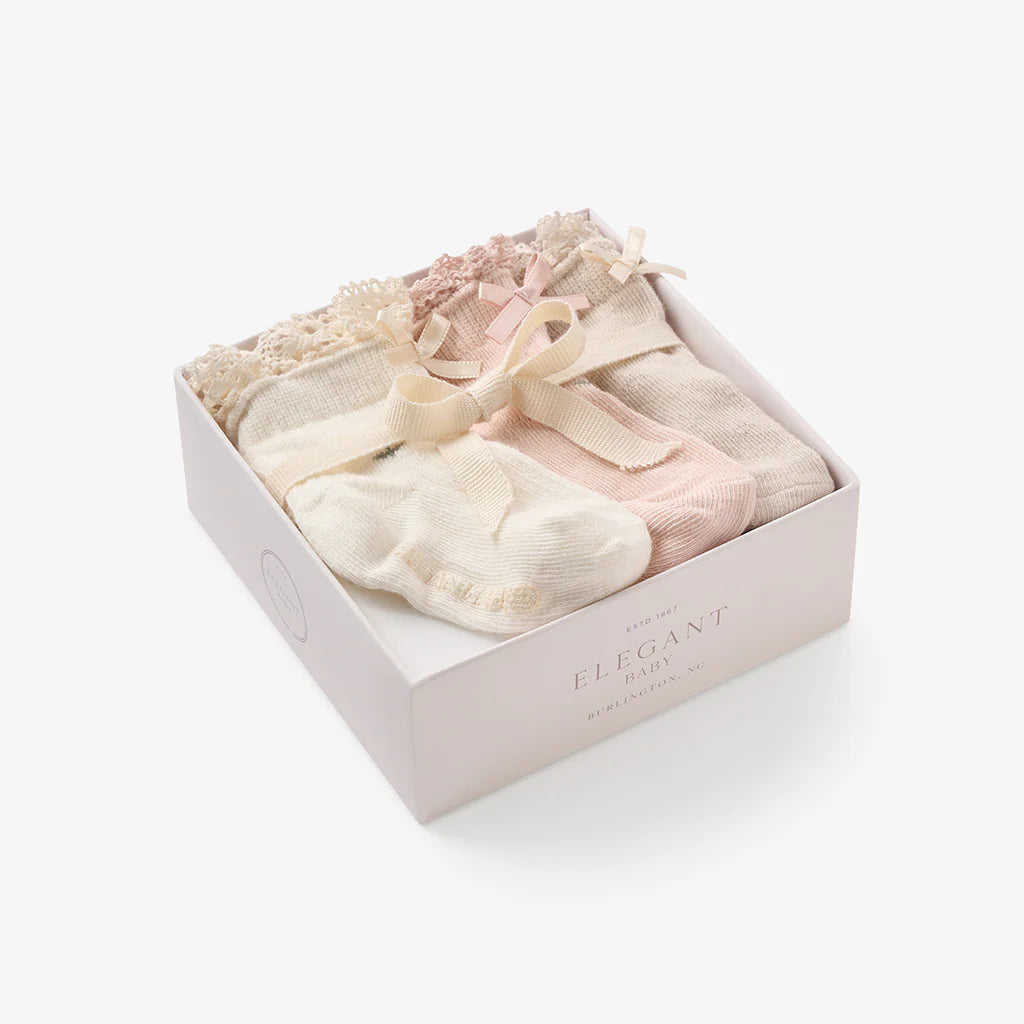 Floral Ankle Sock Set of 3