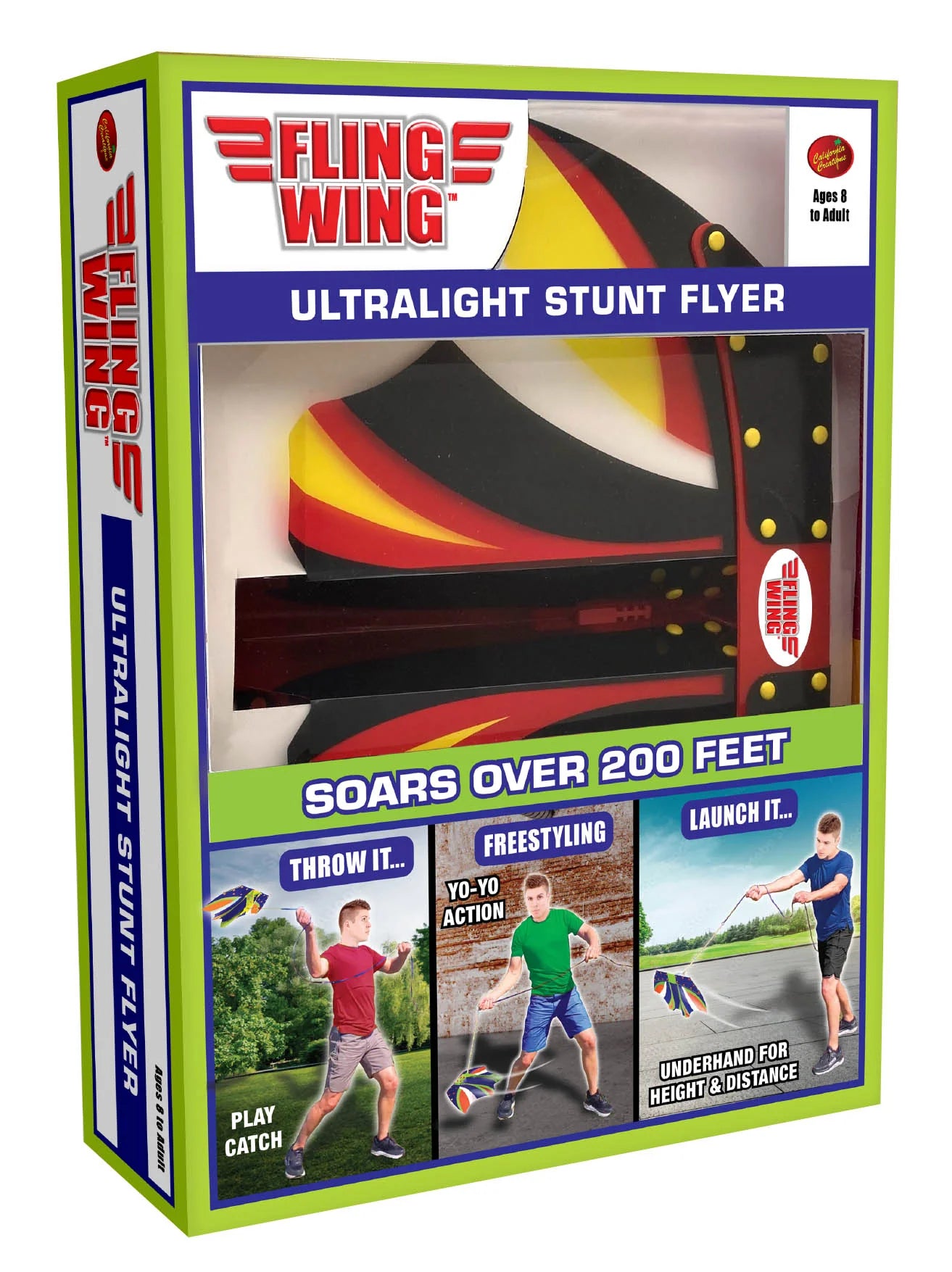Fling Wing ultralight stunt flyer outdoor toy play catch