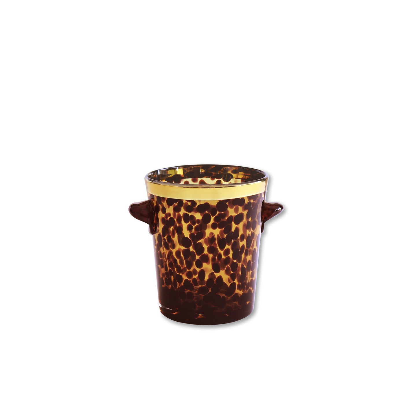 beatriz ball glass tortoise and gold ice bucket