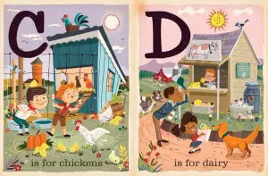 F is for Farm children's book