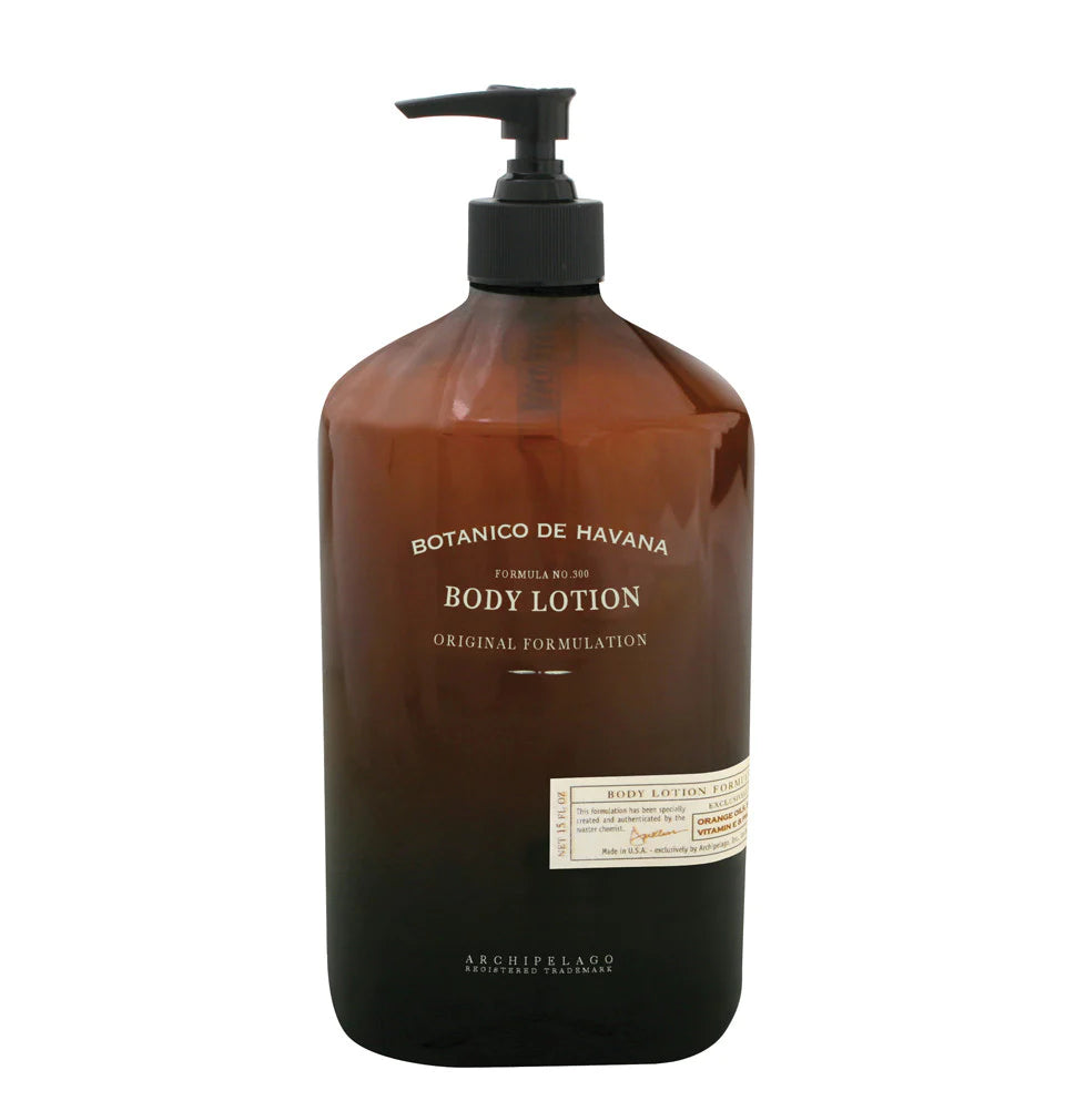 archipelago botanico de havana body lotion men fragrance usa paraben and sulfate free manly masculine woodsy warm