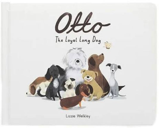 Jellycat Otto The Loyal Long Dog book by Lizzie Walkley