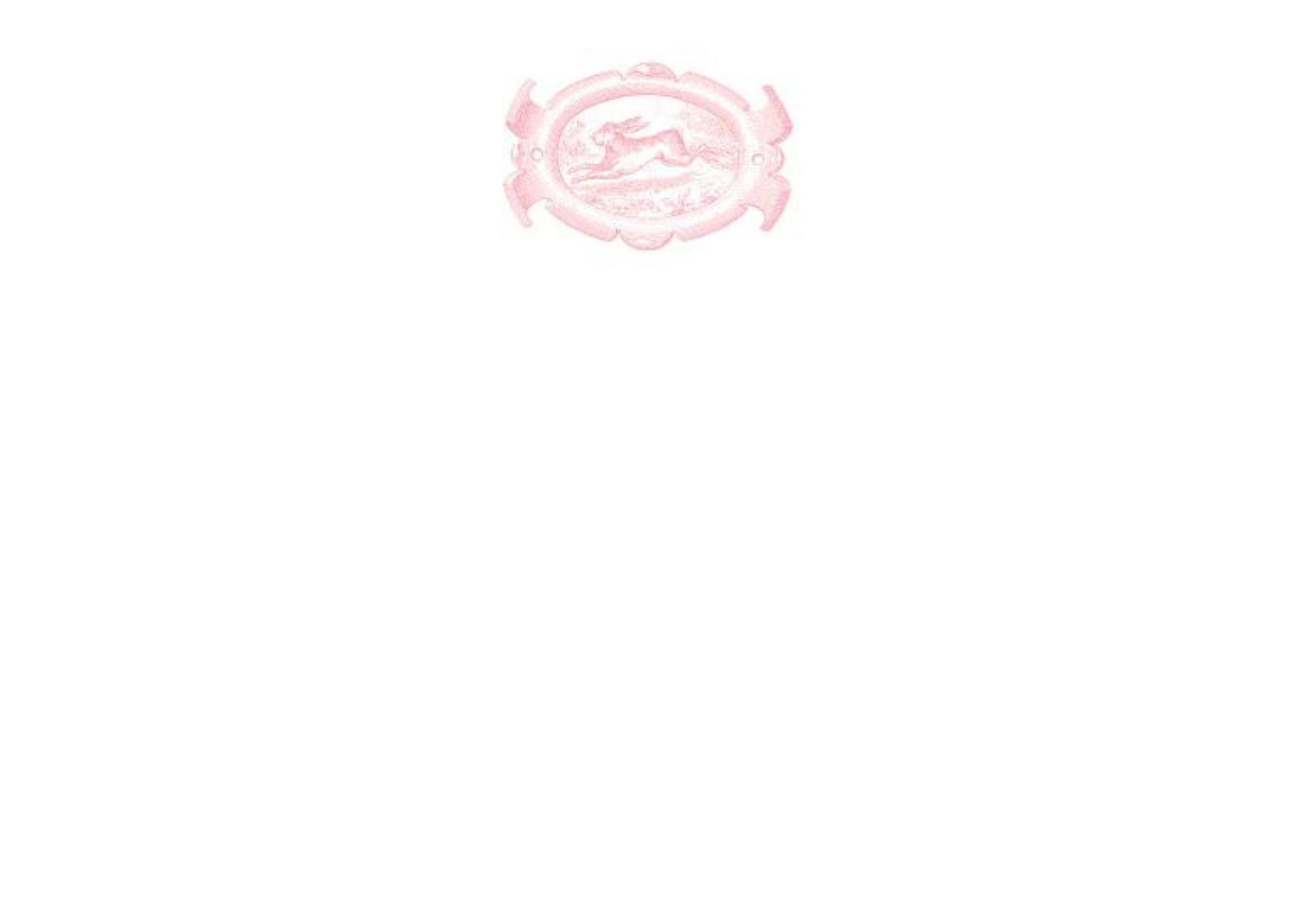 maison de papier pink english hare flat cards