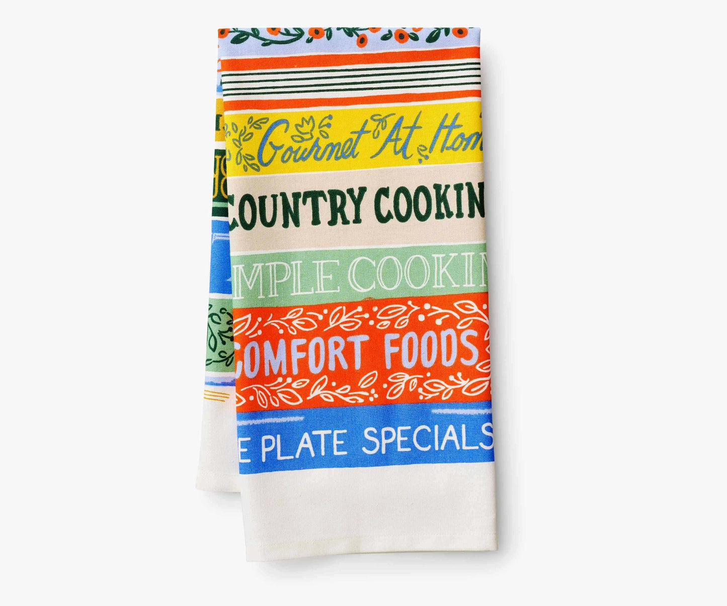 Rifle paper co. cookbooks tea towel