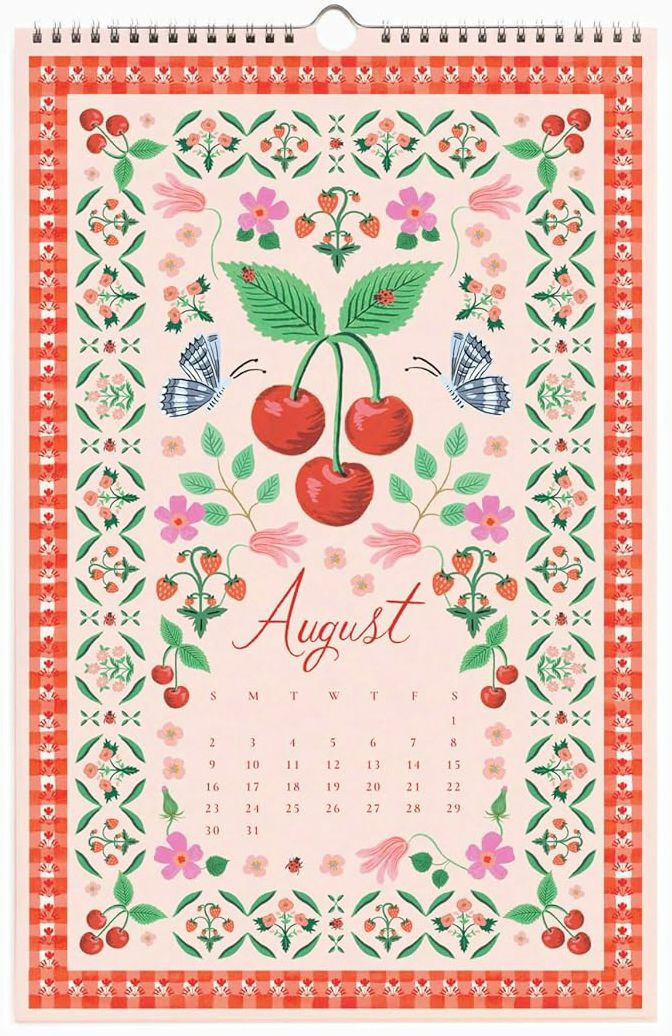 2026 Flora Wall Calendar