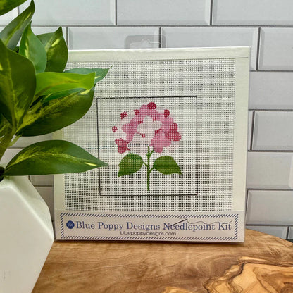 Blue Poppy Needlepoint Kit