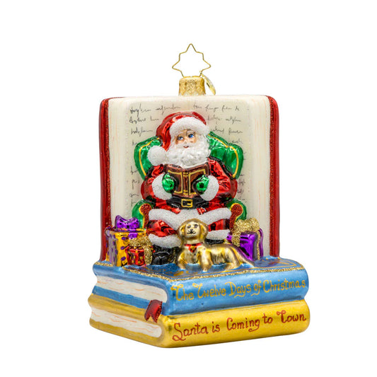 Santa's Book Nook Ornament