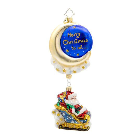 Moonlight Sleigh Ride Ornament