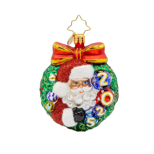 Smiling Through 2025 Gem Ornament