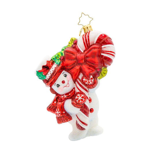 Snowy Retro Cheer Ornament
