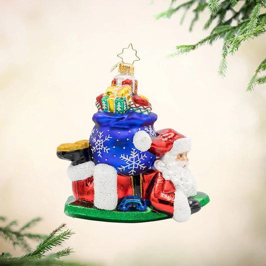 Snowy Sleigher Ornament