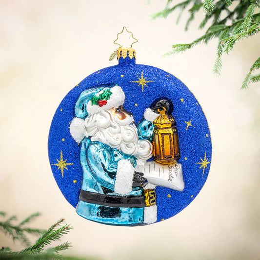 Santa's Guiding Light Ornament