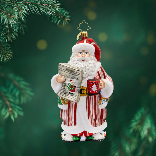 Santa's Daily News Ornament