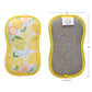 Lemon Plaid Microfiber Scrubbies Set/4