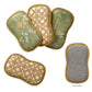 Kitchen Herbs Microfiber Scrubbies Set of 4