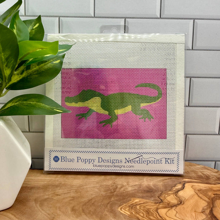 Blue Poppy Needlepoint Kit