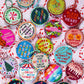 Needlepoint Ornament- Merry & Bright
