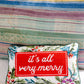 Very Merry Needlepoint Pillow