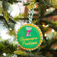 Needlepoint Ornament- Champagne Problems