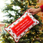 Check It Twice Needlepoint Pillow