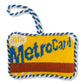 Needlepoint Icon Ornament- Metro Card