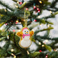 Needlepoint Icon Ornament- Snowman