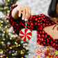 Needlepoint Icon Ornament- Peppermint
