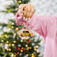 Needlepoint Icon Ornament- Taxi Cab