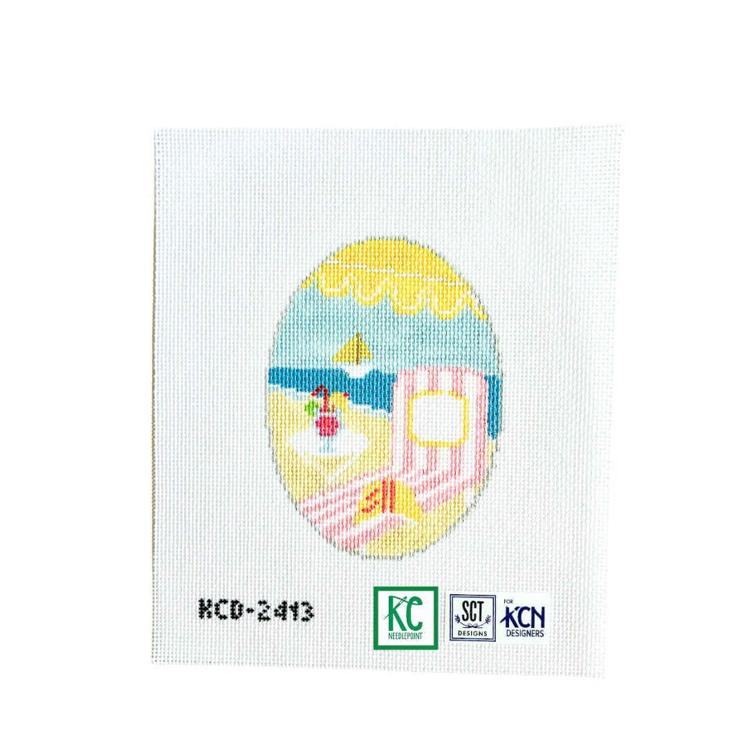 Monogramable Beach Chair Canvas