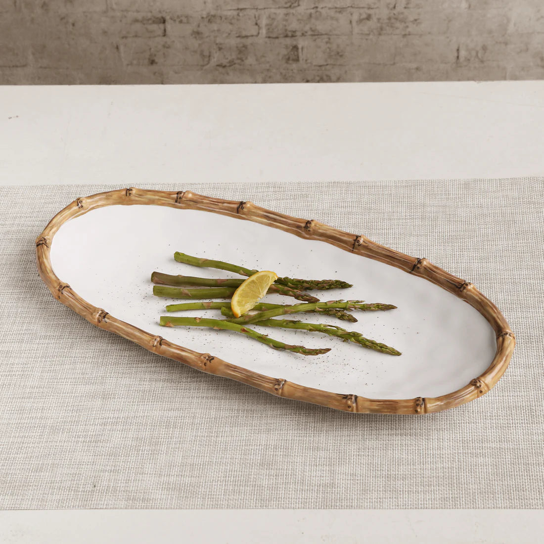 Medium Bamboo Oval Platter