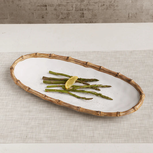 Medium Bamboo Oval Platter