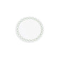 Vida Round Embroidered Quatrefoil Placemats
